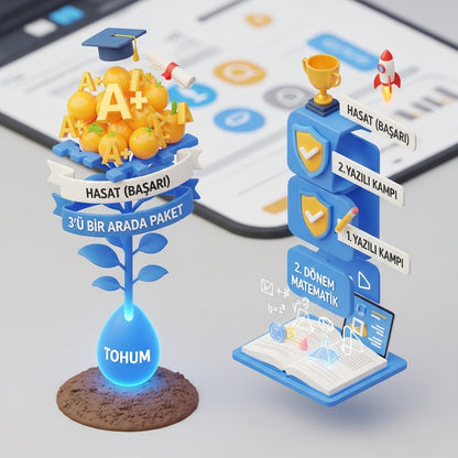2.Dönem MATEMATİK Başarı Paketi (3'Ü BİR ARADA)